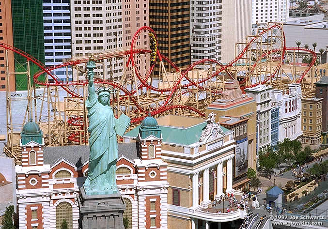 New York New York Las Vegas Roller Coaster